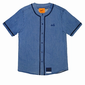 Clearance Sale Snack Dont Ask Baseball Jersey - Denim Vintage-Inspired