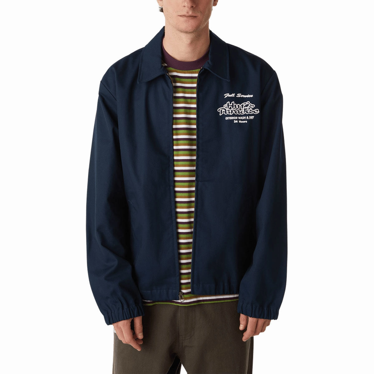 Clothing Line HUF Full Service Shop Jacket - Navy Safety Gear
