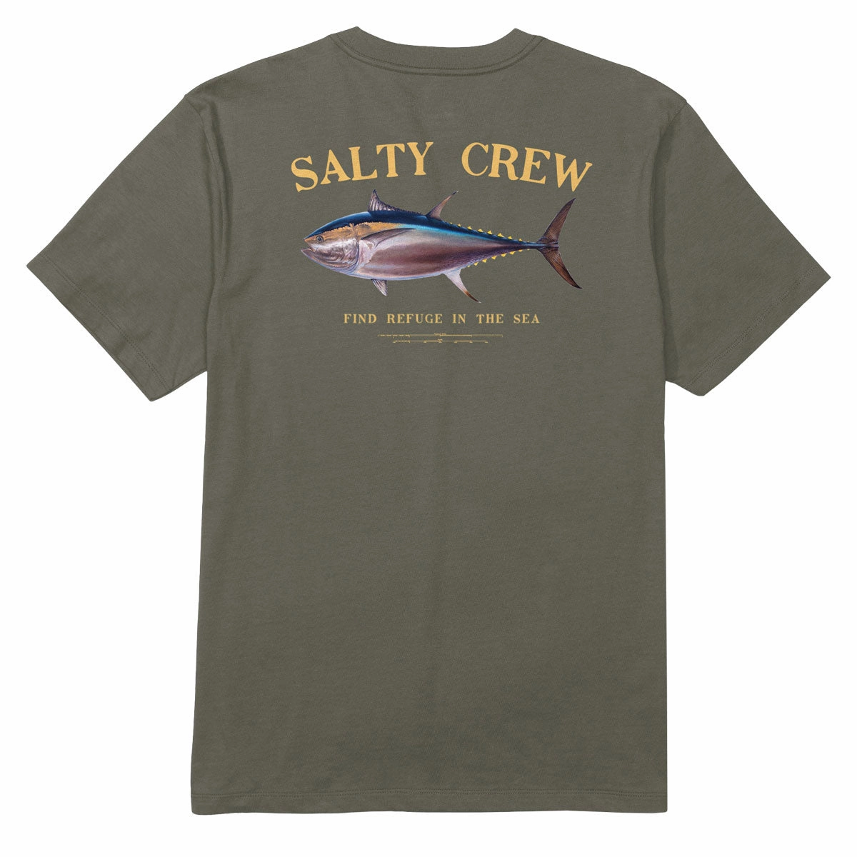 Clothing Line Salty Crew Big Blue T-Shirt - Dusty Olive Magazines