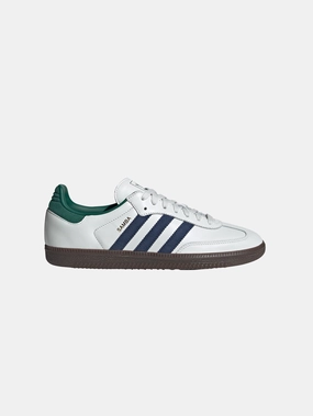 Samba OG "White Navy Green" Denim Ease Sunset Walk