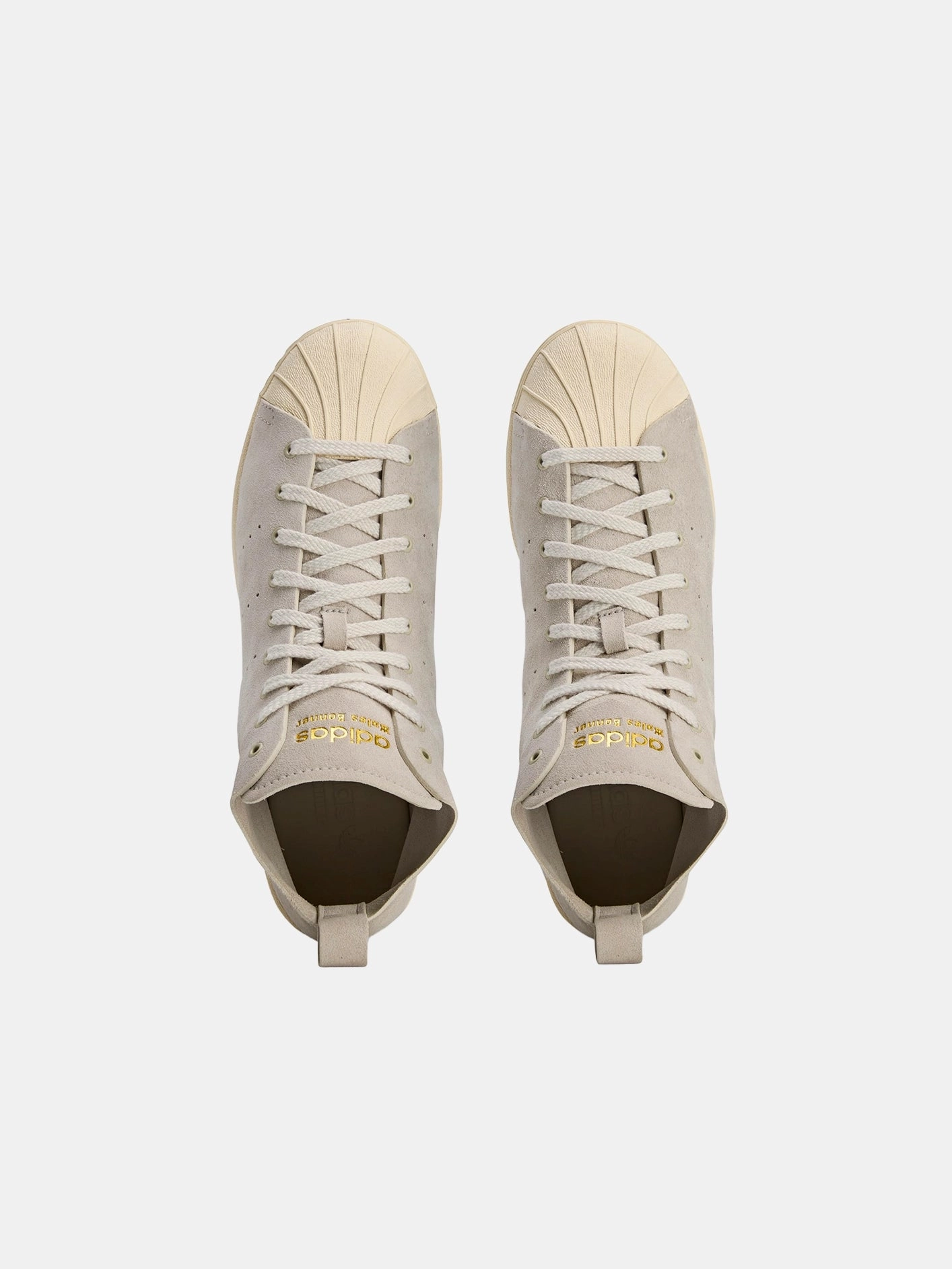 Cloud Step Wales Bonner x adidas Superstar Hi "Stone Grey"