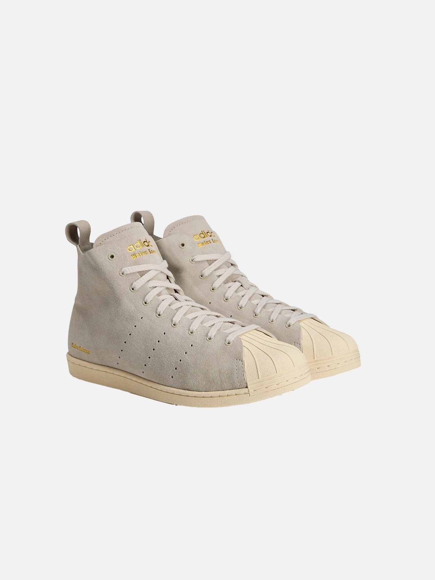 Cloud Step Wales Bonner x adidas Superstar Hi "Stone Grey"