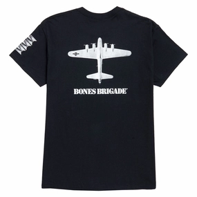 Coats Bones Brigade OG Bomber T-Shirt - Black Paper Products