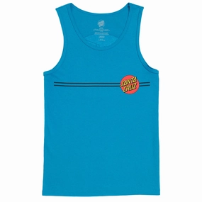 Coins Santa Cruz Classic Dot Tank Top - Sapphire Water Toys