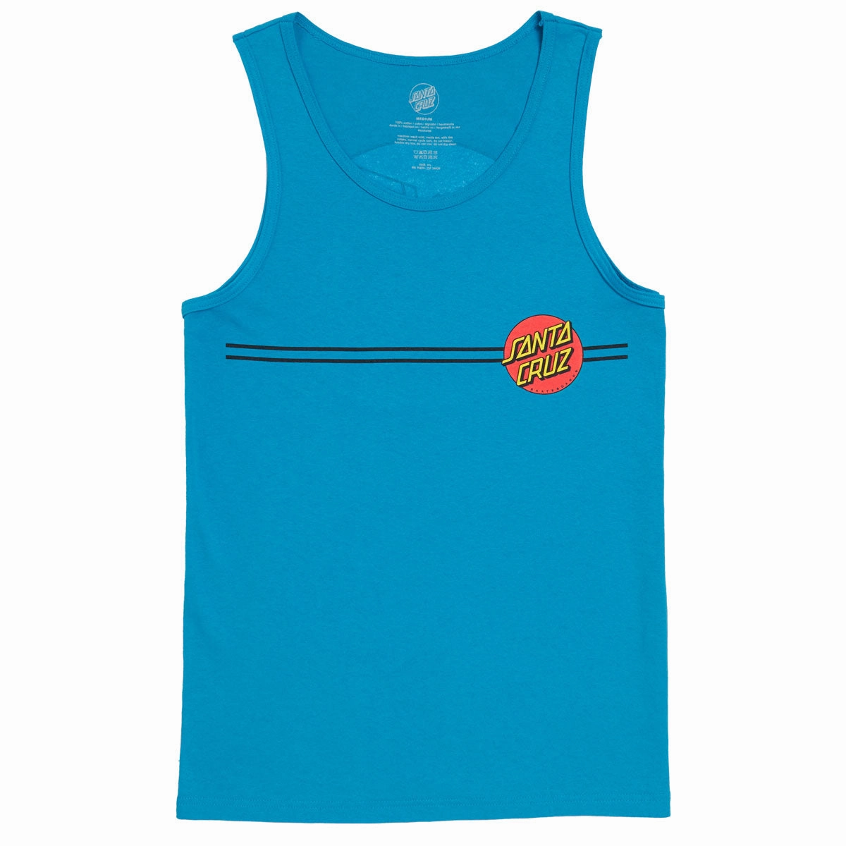 Coins Santa Cruz Classic Dot Tank Top - Sapphire Water Toys