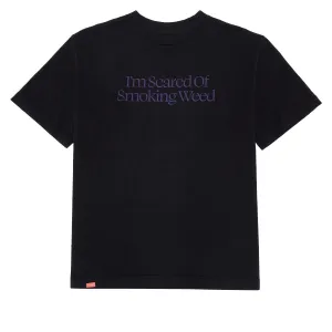 Collectible Cards Jacuzzi Unlimited Scared Weed T-Shirt - Black/Purple Scissors
