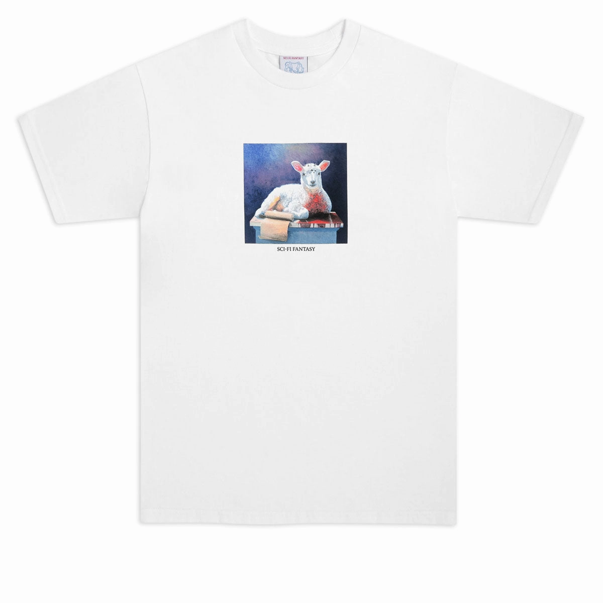 Collectibles Sci-Fi Fantasy Lamb T-Shirt - White Collectible Cards