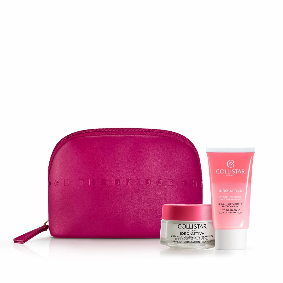 Collistar Hydro Active Moisturizing Cream   Hydro Mask Pouch Set