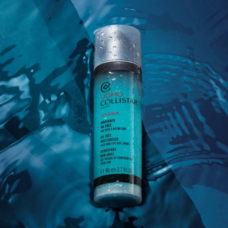 Collistar Men Oil Free Gel Moisturizer Face & Eye 24h 80ml