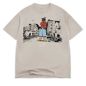 Color Bars x ODB Harlem T-Shirt - Tan Skin Care Web Development