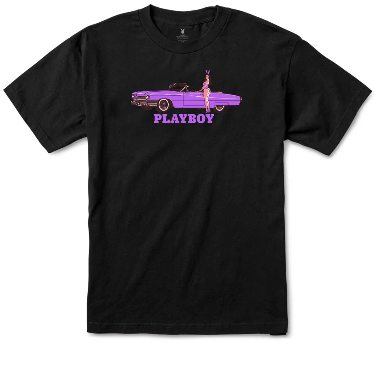 Color Bars x Playboy Car Show T-Shirt - Black DVDs Nails