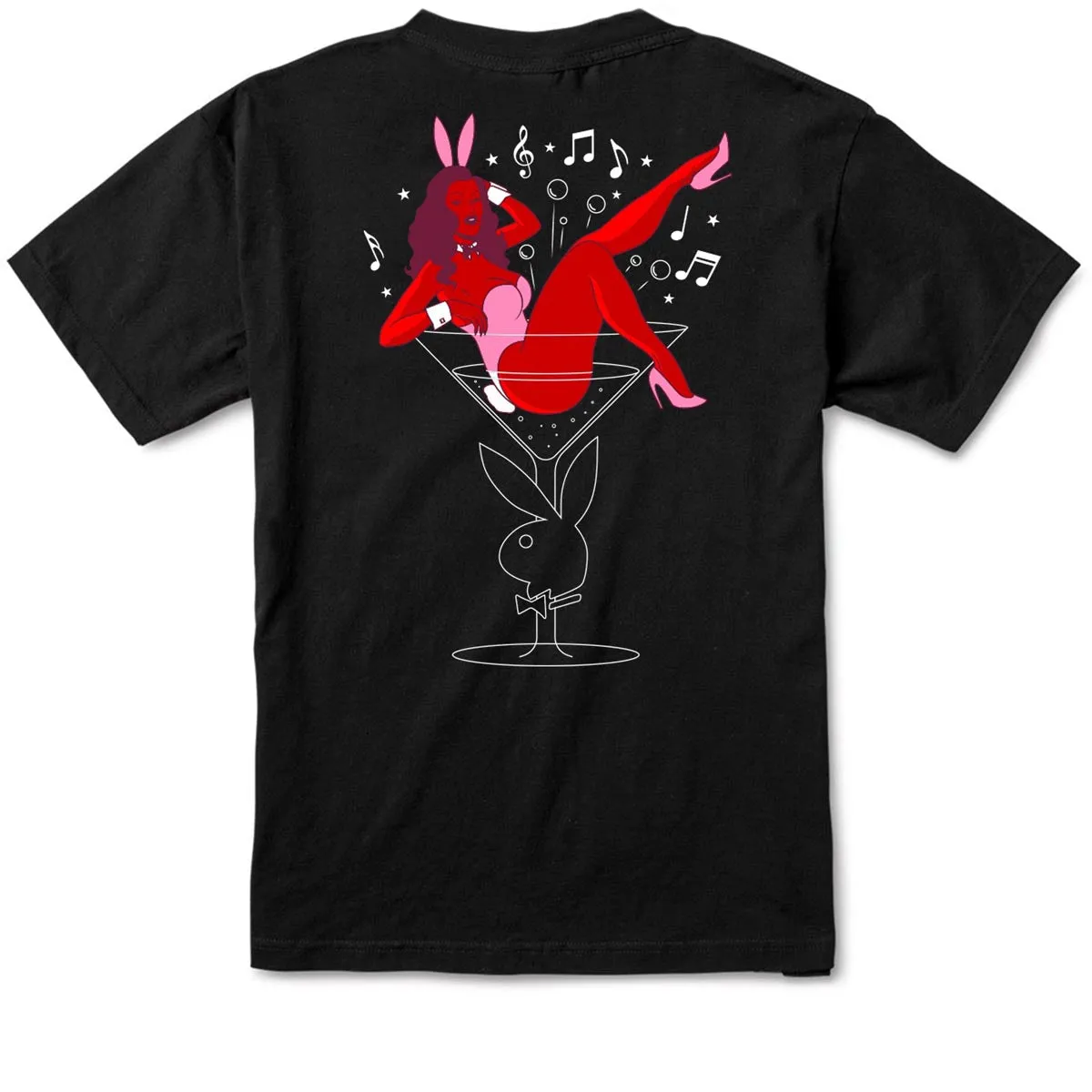Color Bars x Playboy Casino T-Shirt - Black Puzzles Size-Inclusive