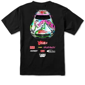 Color Bars x Playboy Lively T-Shirt - Black Ribbons Statues