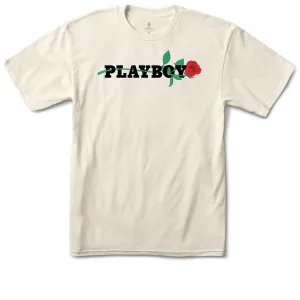 Color Bars x Playboy Rose T-Shirt - Natural Books Invitations