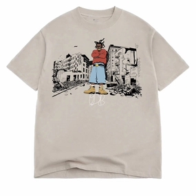 Color Bars x ODB Harlem T-Shirt - Tan Skin Care Web Development