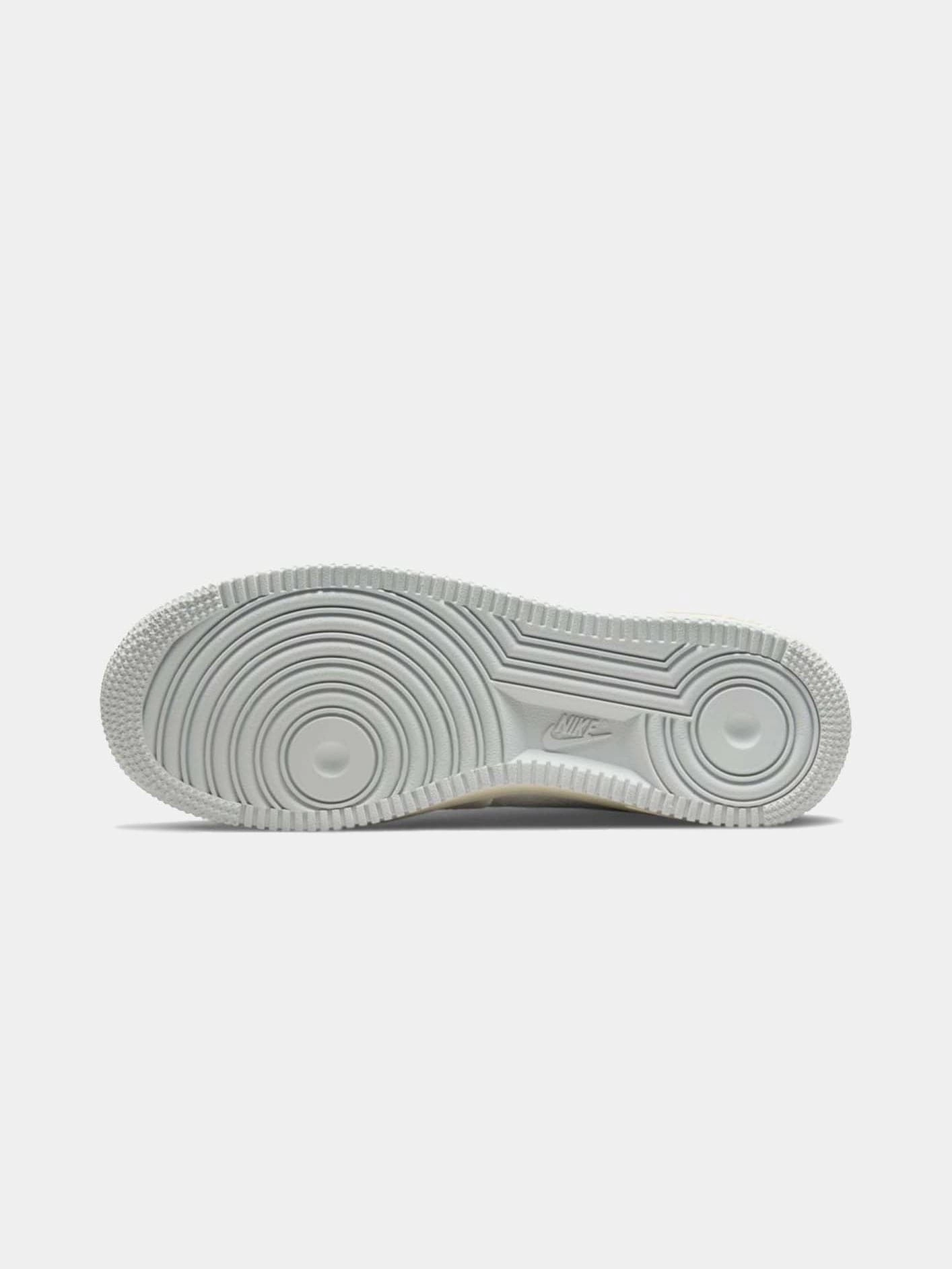 Comfort foam Nike Air Force 1 High Sculpt "White-Silver"