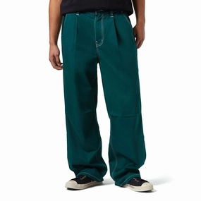 Comfortable Essentials Brixton Baggy Skate Pants - Deep Emerald Balloons