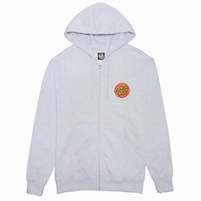 Comics Santa Cruz Classic Dot Zip Up Hoodie - Grey Heather Personal Care