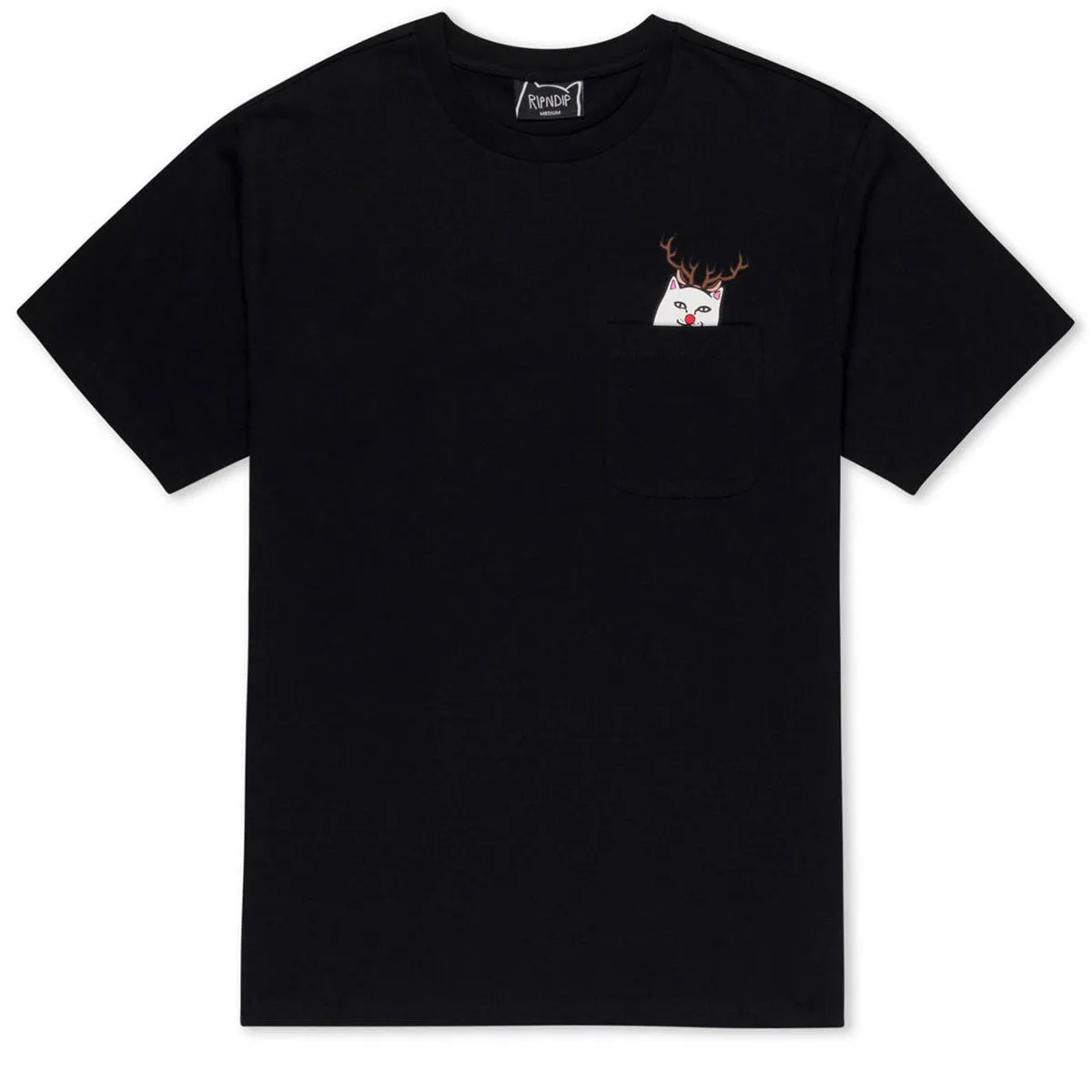 Computers RIPNDIP Lord Red Nose Pocket T-Shirt - Black Magic: The Gathering