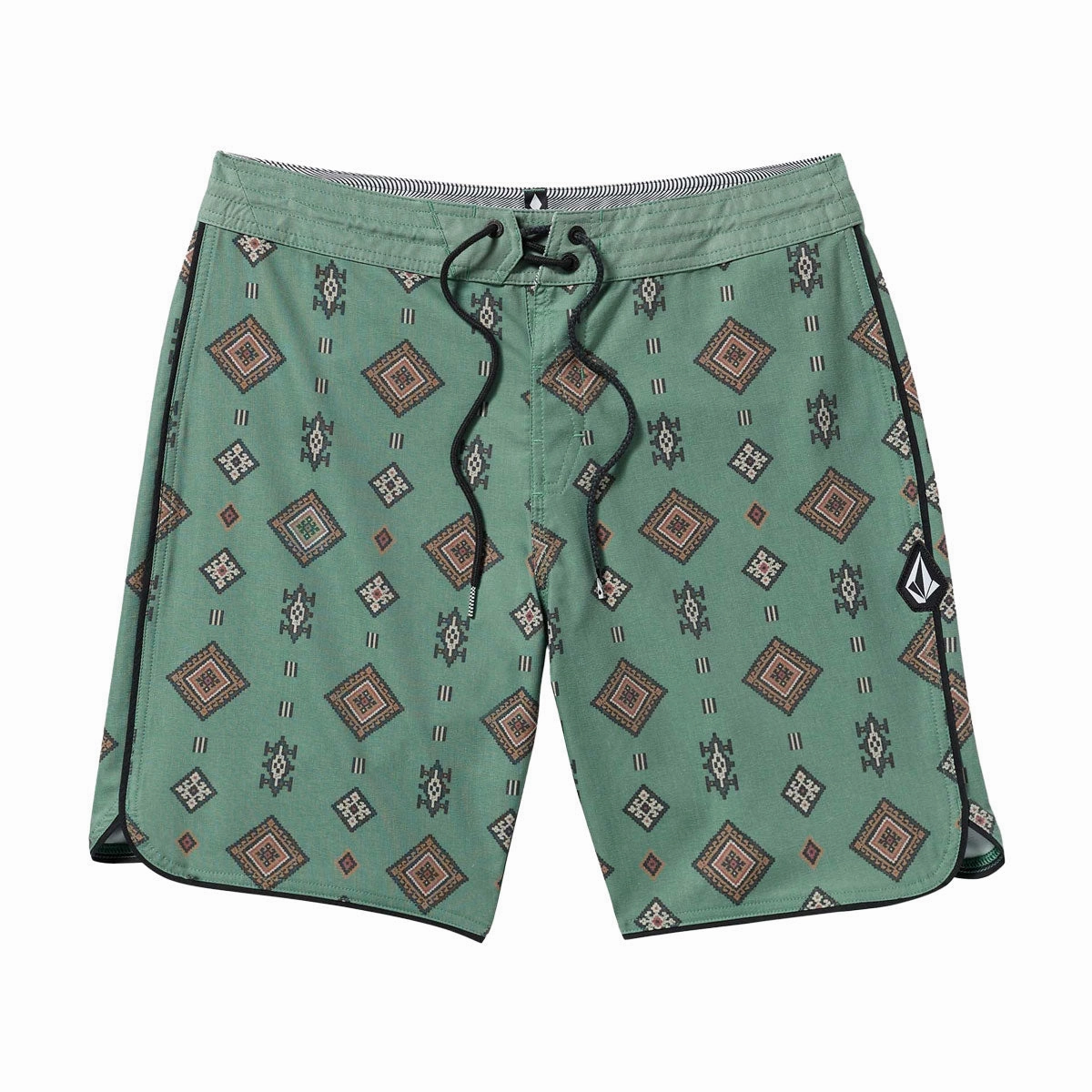 Computers Volcom Desert Dobby Stoney 19 Boardshorts - Light Olive Razors
