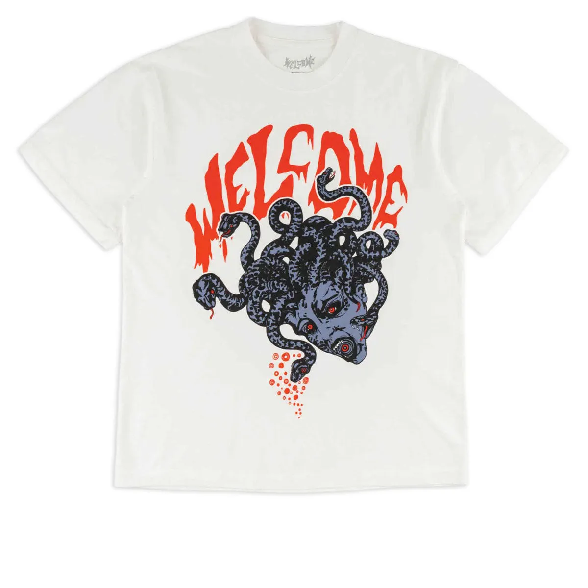 Concerts Welcome Medusa T-Shirt - White/Red Gloves