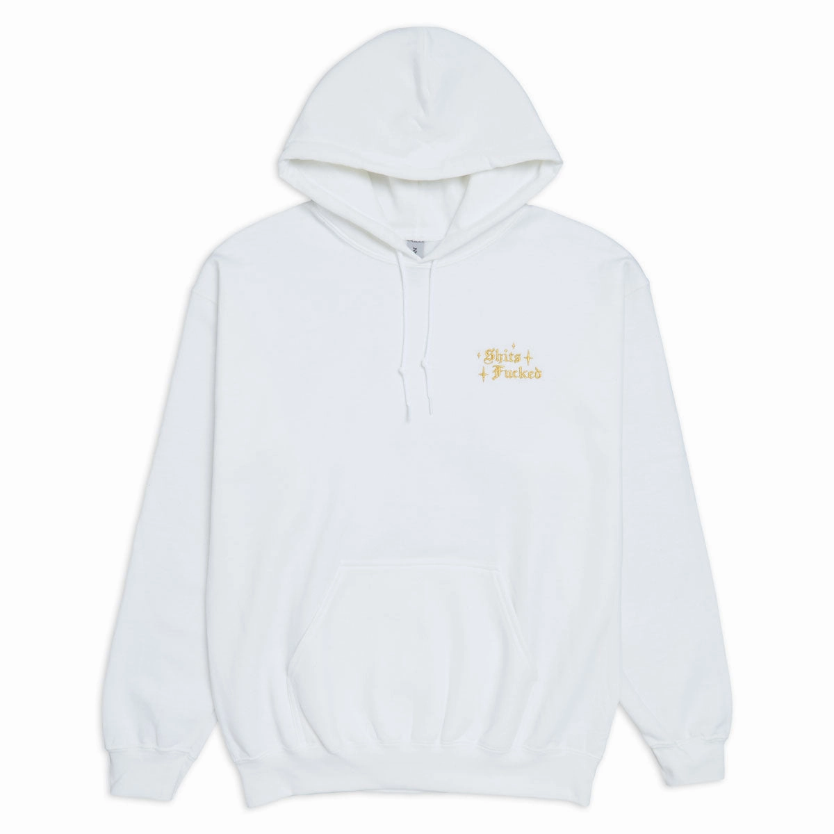 Conditioner Designer Trash Mini Fucked Hoodie - White Statues
