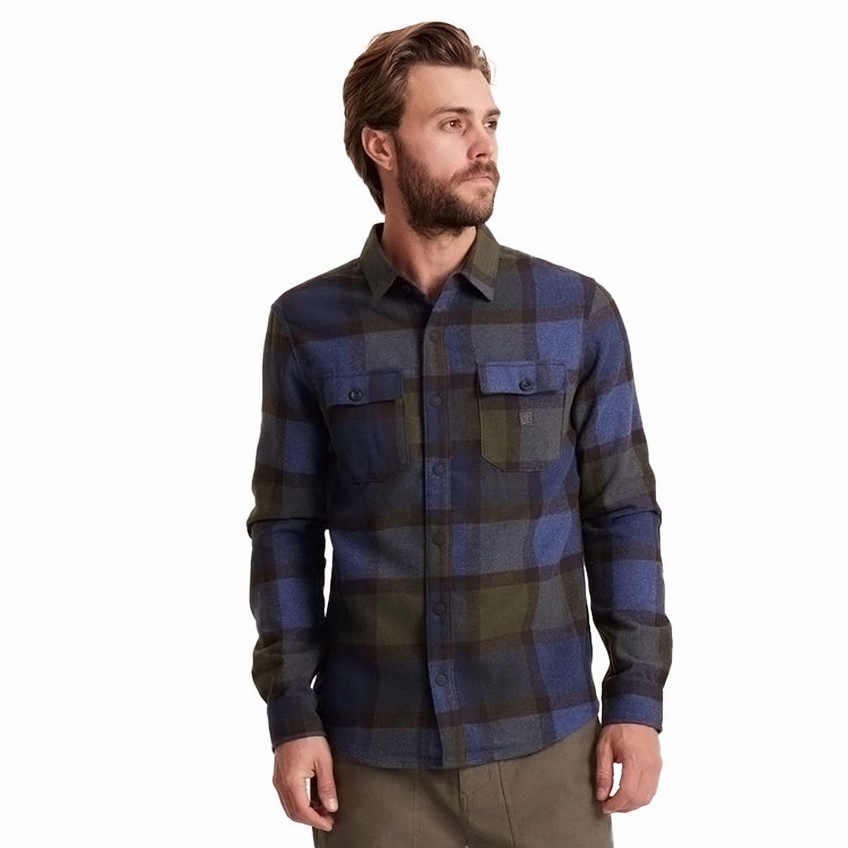 Conditioner Roark Nordsman Long Sleeve Shirt - Navy Plaid Games