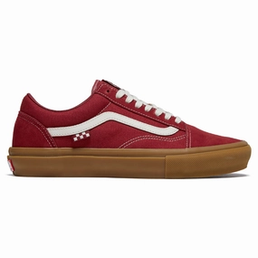 Conditioner Vans Skate Old Skool Shoes - Red/Gum Best Sellers