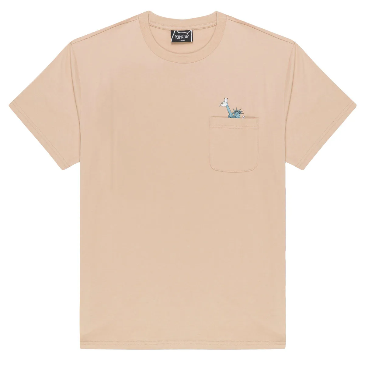 Console Games RIPNDIP Liberty Pocket T-Shirt - Almond Dresses
