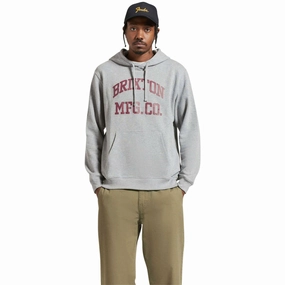 Console Games Brixton Varsity Broken In Hoodie - Heather Grey Health & Wellness