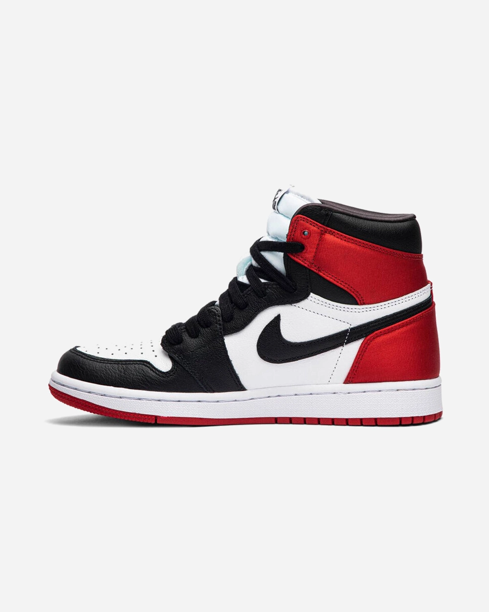 contemporary NIKE AIR JORDAN1 RETRO HIGH SATIN BLACK TOE