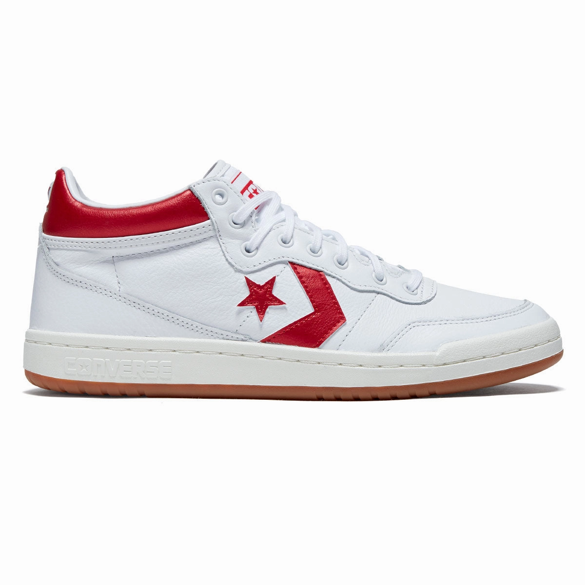 Converse Fastbreak Pro Mid Shoes - White/Red/Egret Fashion Inspiration Clothing Line