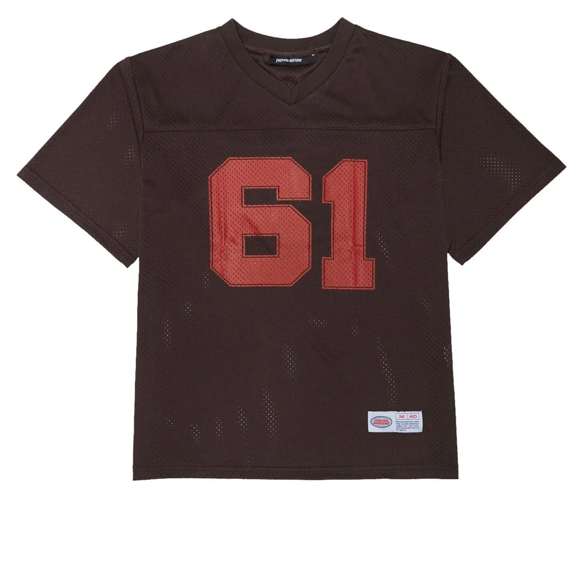 Copiers Fucking Awesome Stamp Logo Practice Jersey - Brown Cards