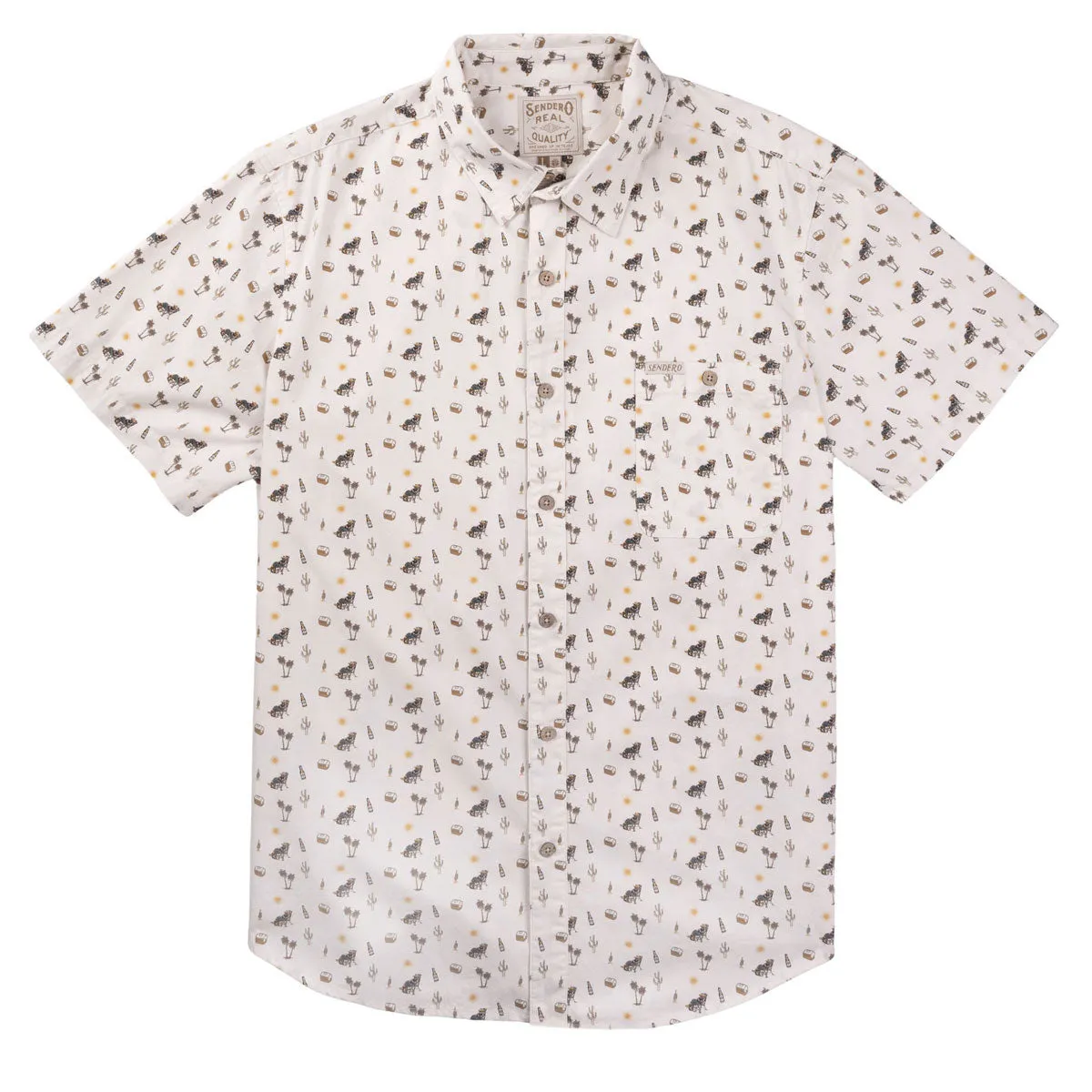 Copiers Sendero City Slicker Shirt - White Oasis Business & Industrial