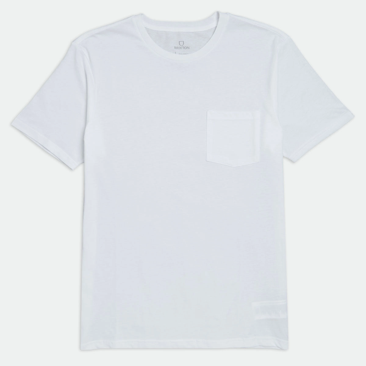 Copiers Brixton Premium Cotton Pocket T-Shirt - White Bohemian Style