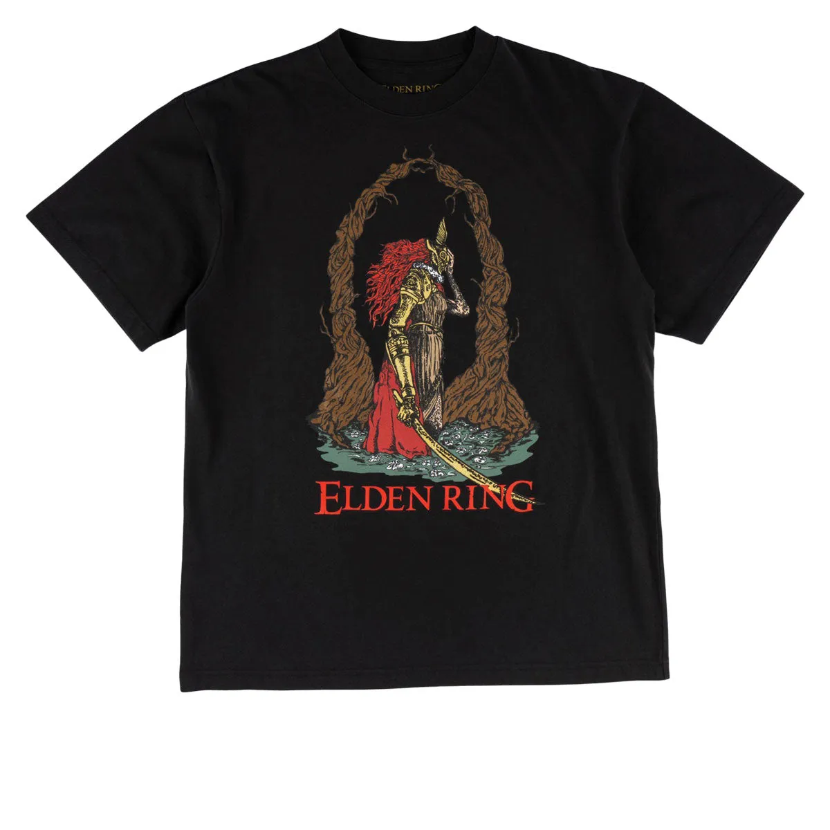 Cosplay Welcome x Elden Ring Malenia T-Shirt - Black Affordable Fashion