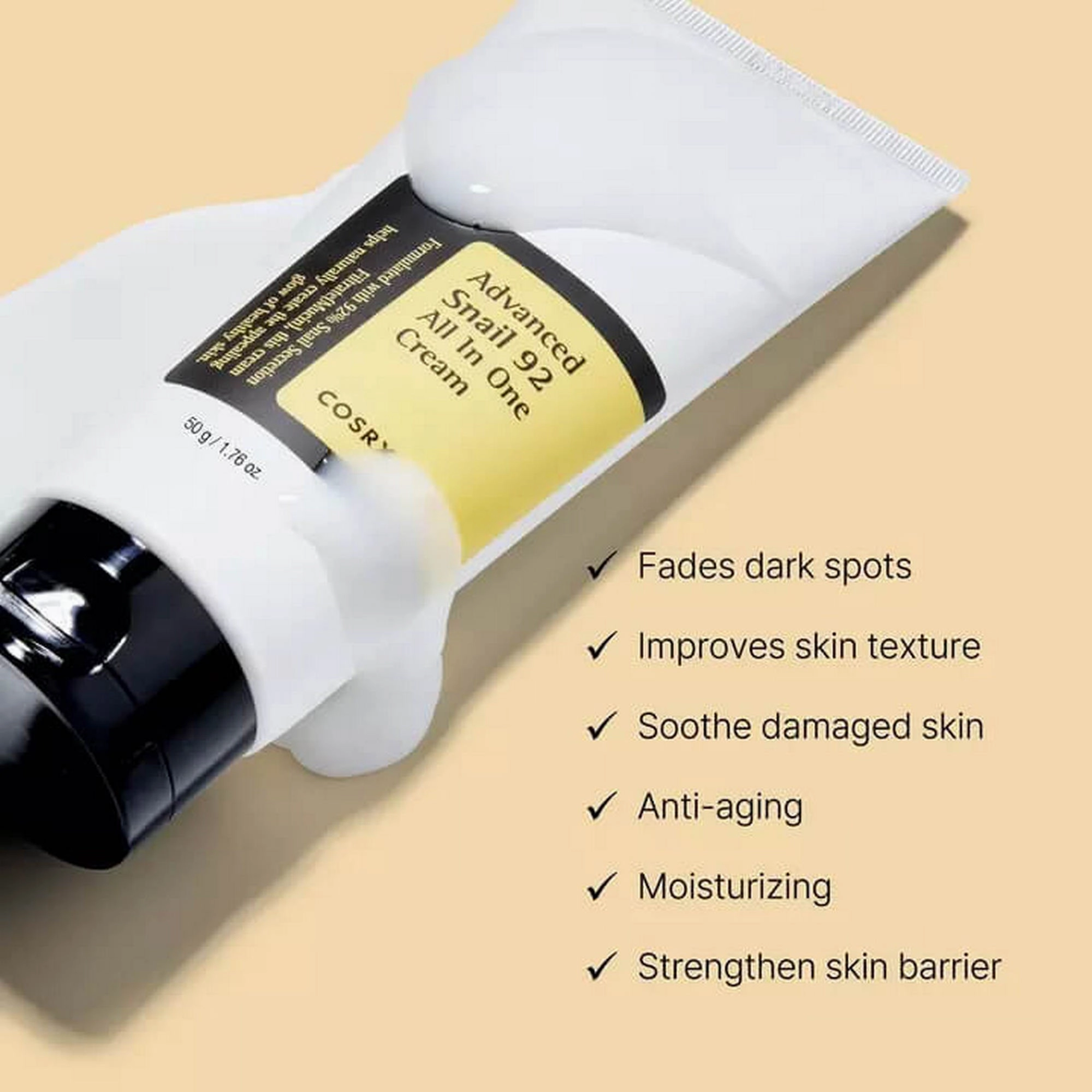 Cosrx Advanced Snail 92 All In One Cream Tube 50g
