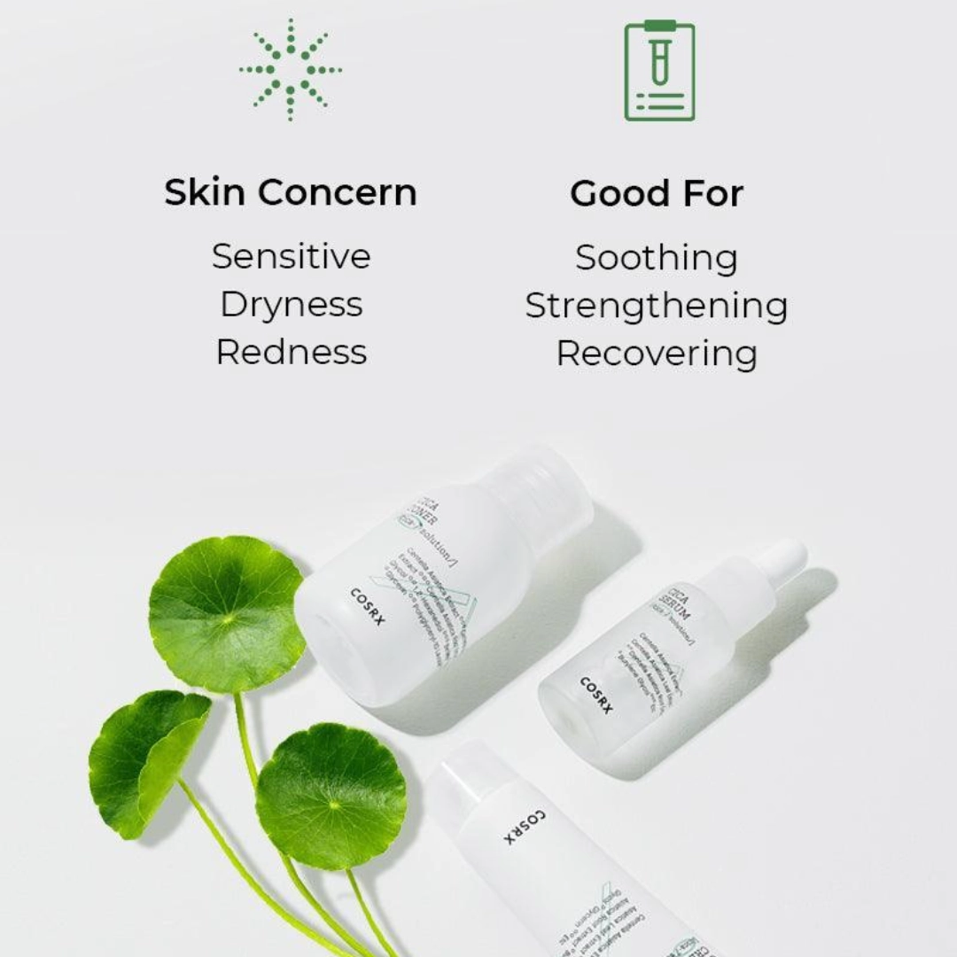 Cosrx Cica-7 Relief 3 Step Kit