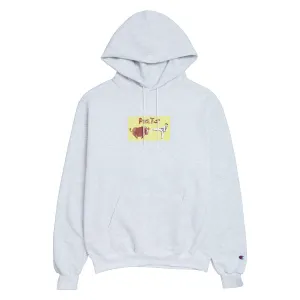 Costumes Poets Karate Champ Dtg Champion Hoodie - Heather Grey Batteries