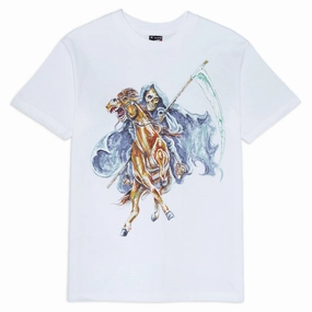 Costumes Deathwish Pale Horse T-Shirt - White Movies