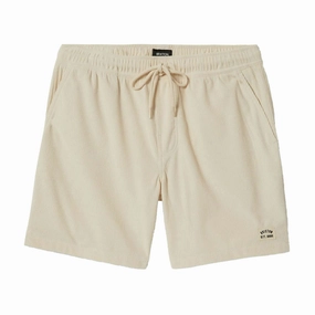 Cotton Clothing Brixton Everyday Corduroy Shorts - Whitecap Jumpsuits