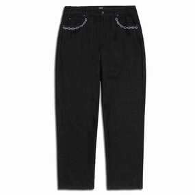 Cotton Clothing CCS Baggy Taper Denim Jeans - Chain Black Beauty Tools