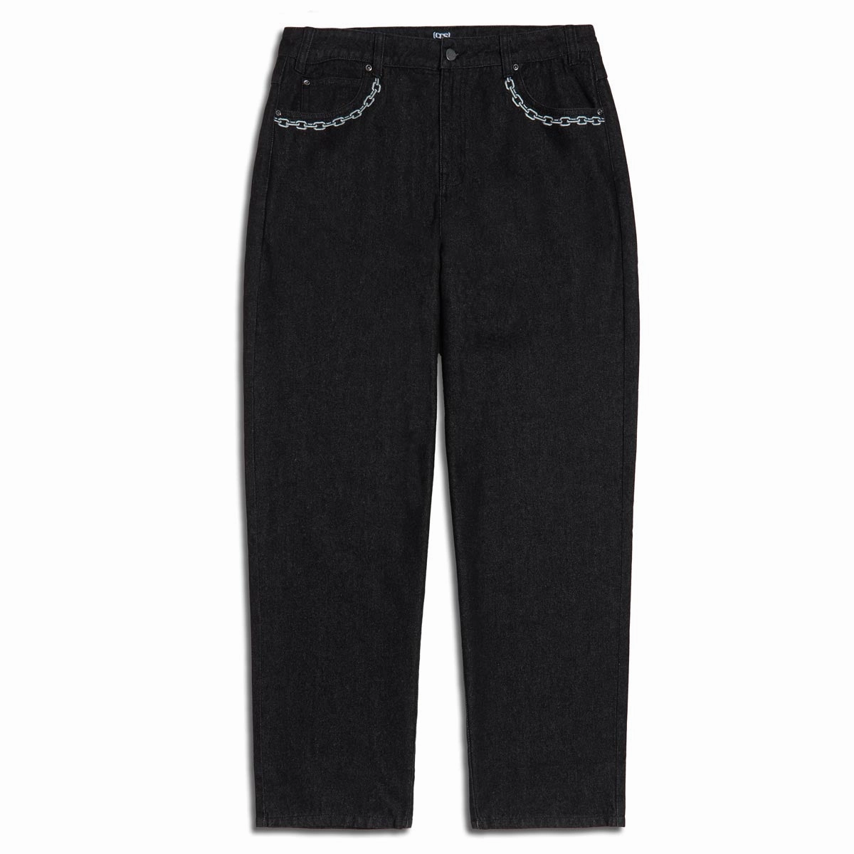 Cotton Clothing CCS Baggy Taper Denim Jeans - Chain Black Beauty Tools