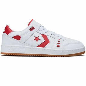 Cotton Clothing Converse AS-1 Pro Ox Shoes - White/Red/White Tours