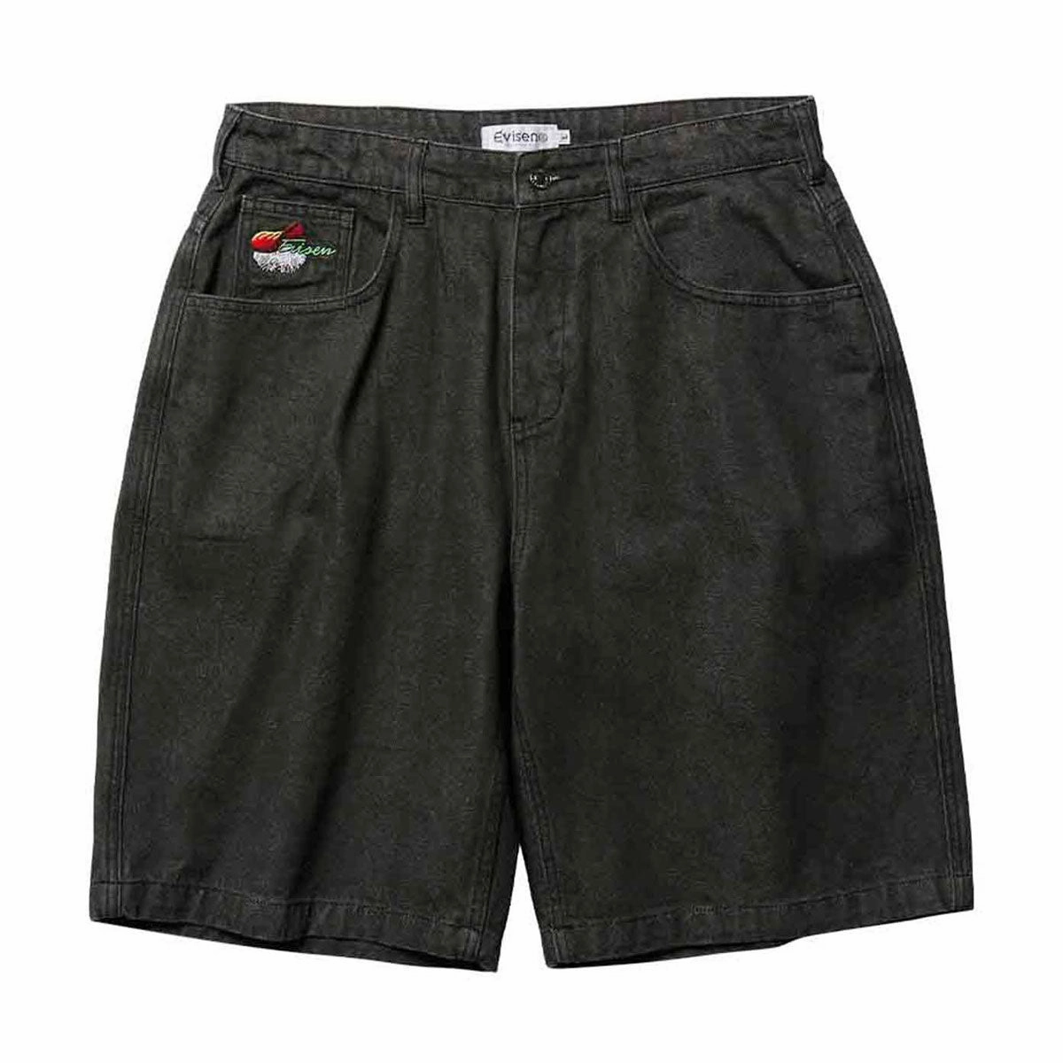 Craft Materials Evisen Sushi Denim Shorts - Black Fashion Staples