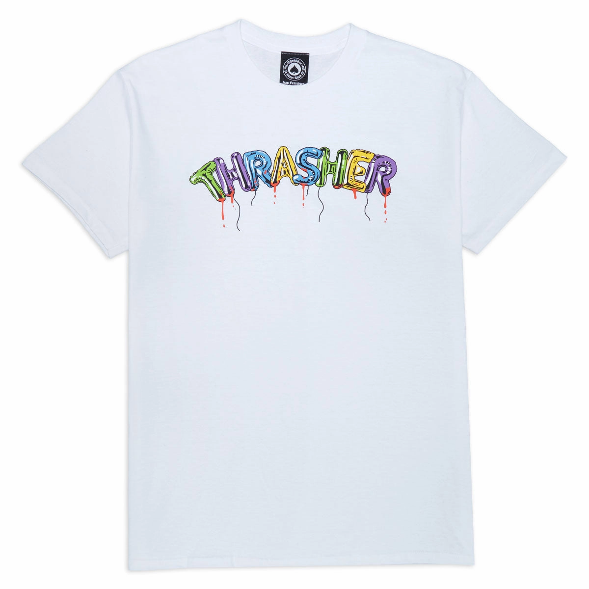 Craft Materials Thrasher Balloons T-Shirt - White Audiobooks