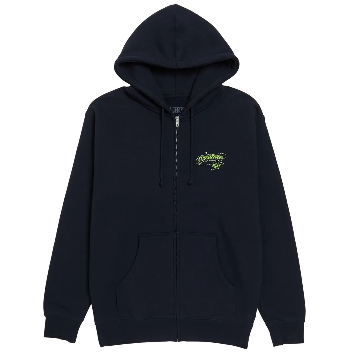 Creature Barfly Zip Hoodie - Navy Hats Casual Wear