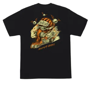 Creature Crash and Burn T-Shirt - Black Car Wash Supplies Bar Supplies