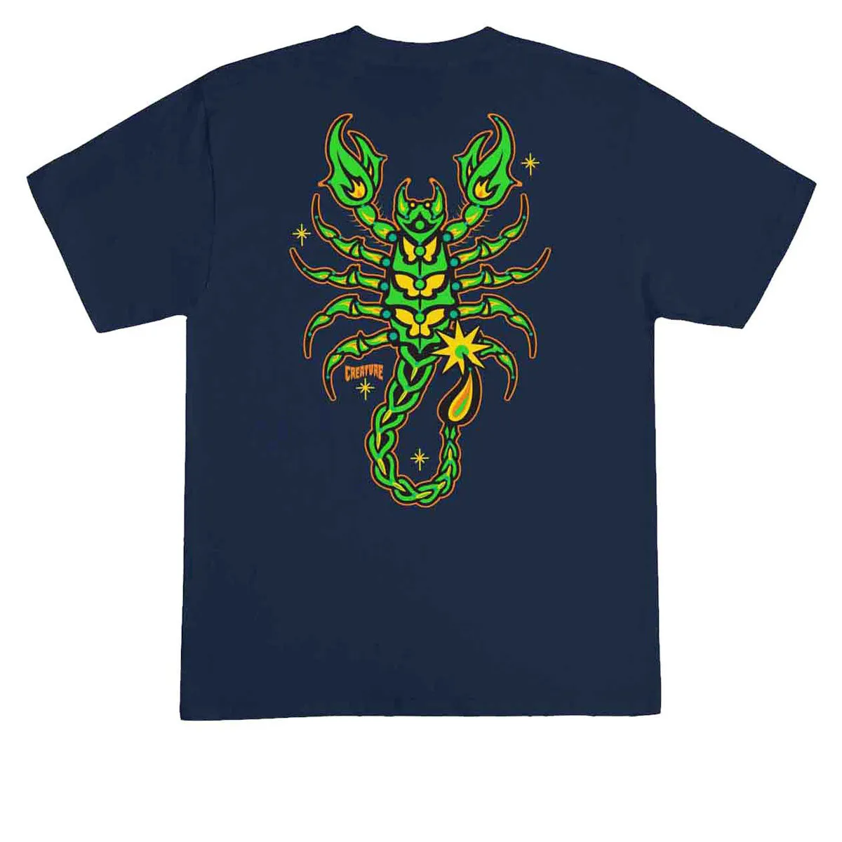 Creature Deadly Sands T-Shirt - Navy Beauty Products Soil