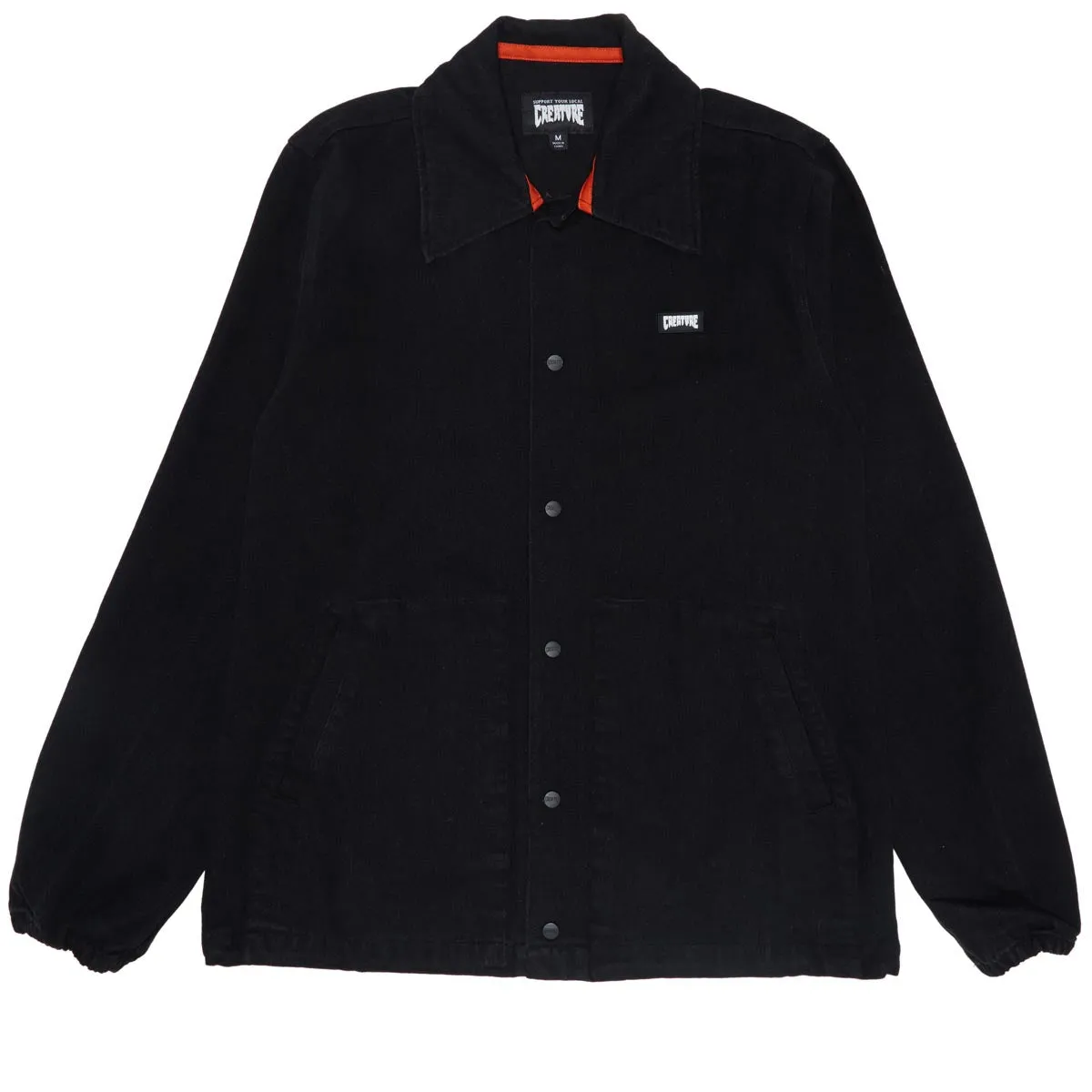 Creature Fortune Windbreaker Jacket - Black Pest Control Vegetarian